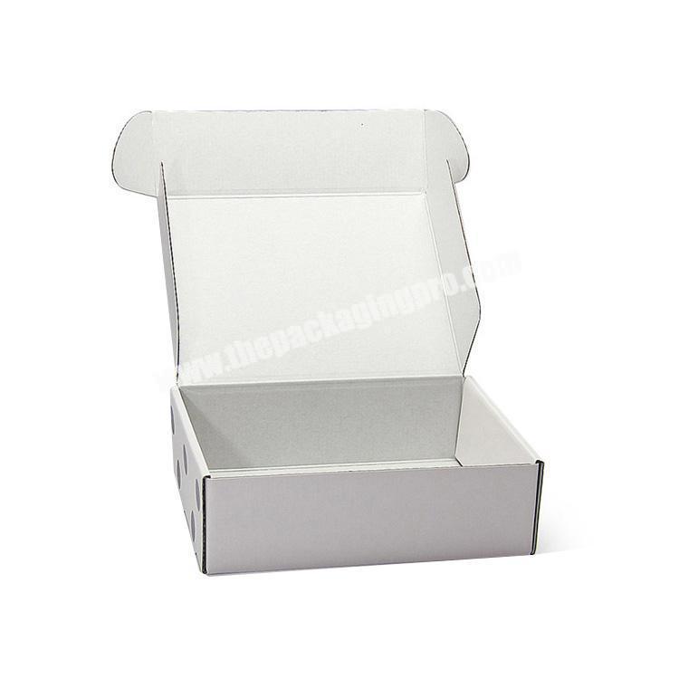 New style cheap custom white shipping box