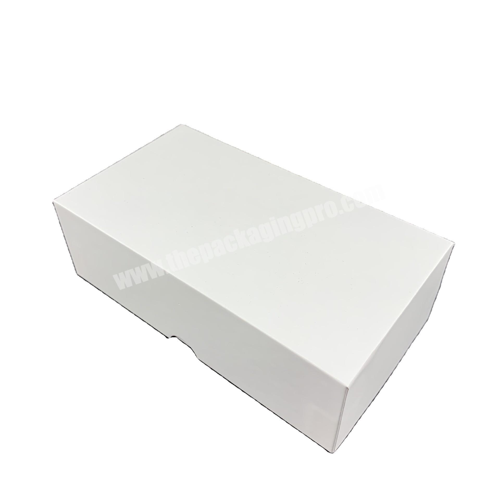 new style fashion white mobile phone packing rigid white paper box gift boxes for samsungphone ready to ship