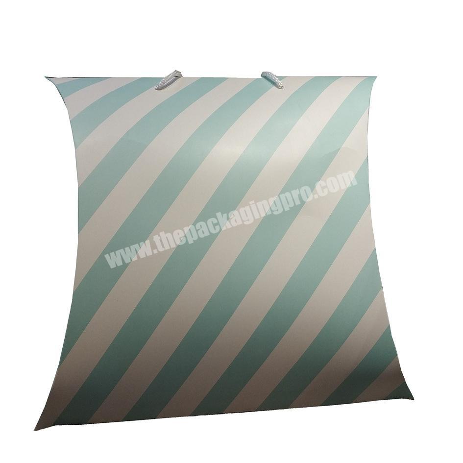 New style gift packaging Sugar food bag Customized square pillow box