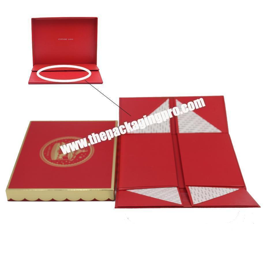 New Style Lid and base with Magnet  ,  Foldable Packaging Box for Gift