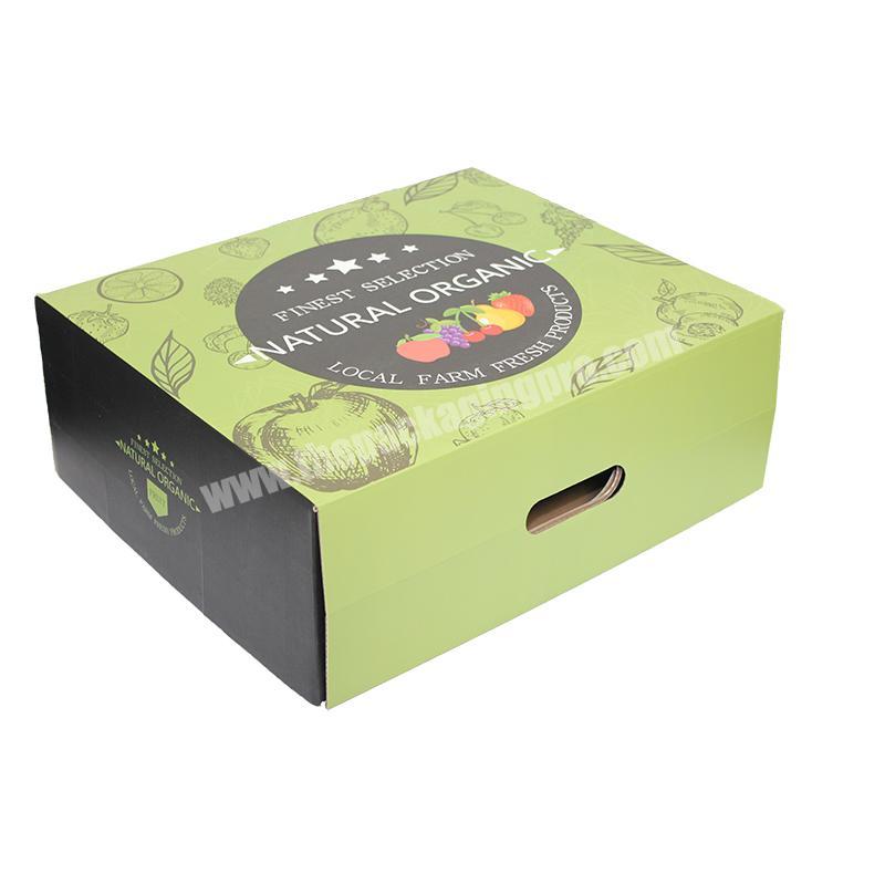 New Style yiwu manufacturer wholesale Custom size paper fruit vegetable salad packaging box with printing
