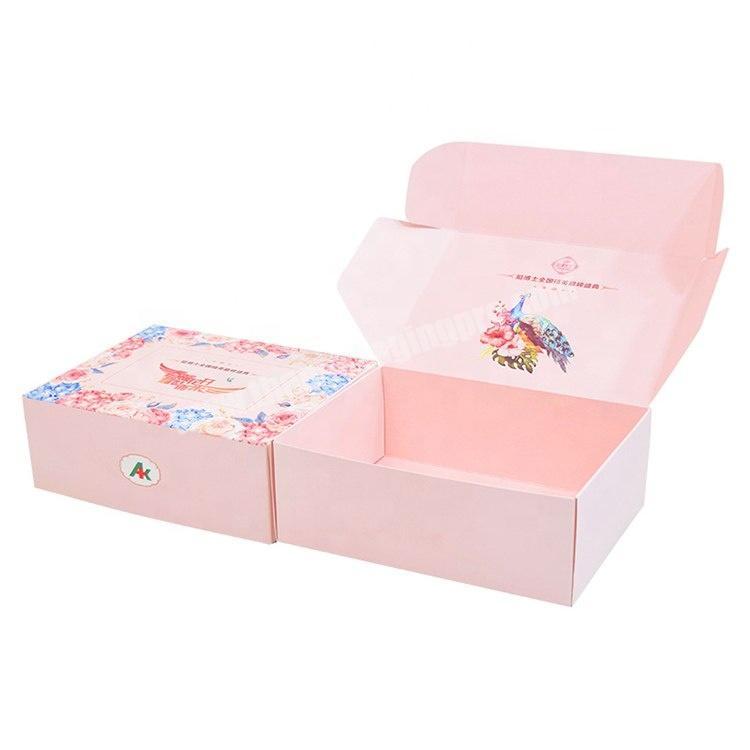 new year pink paper box gift box packaging box for sweater