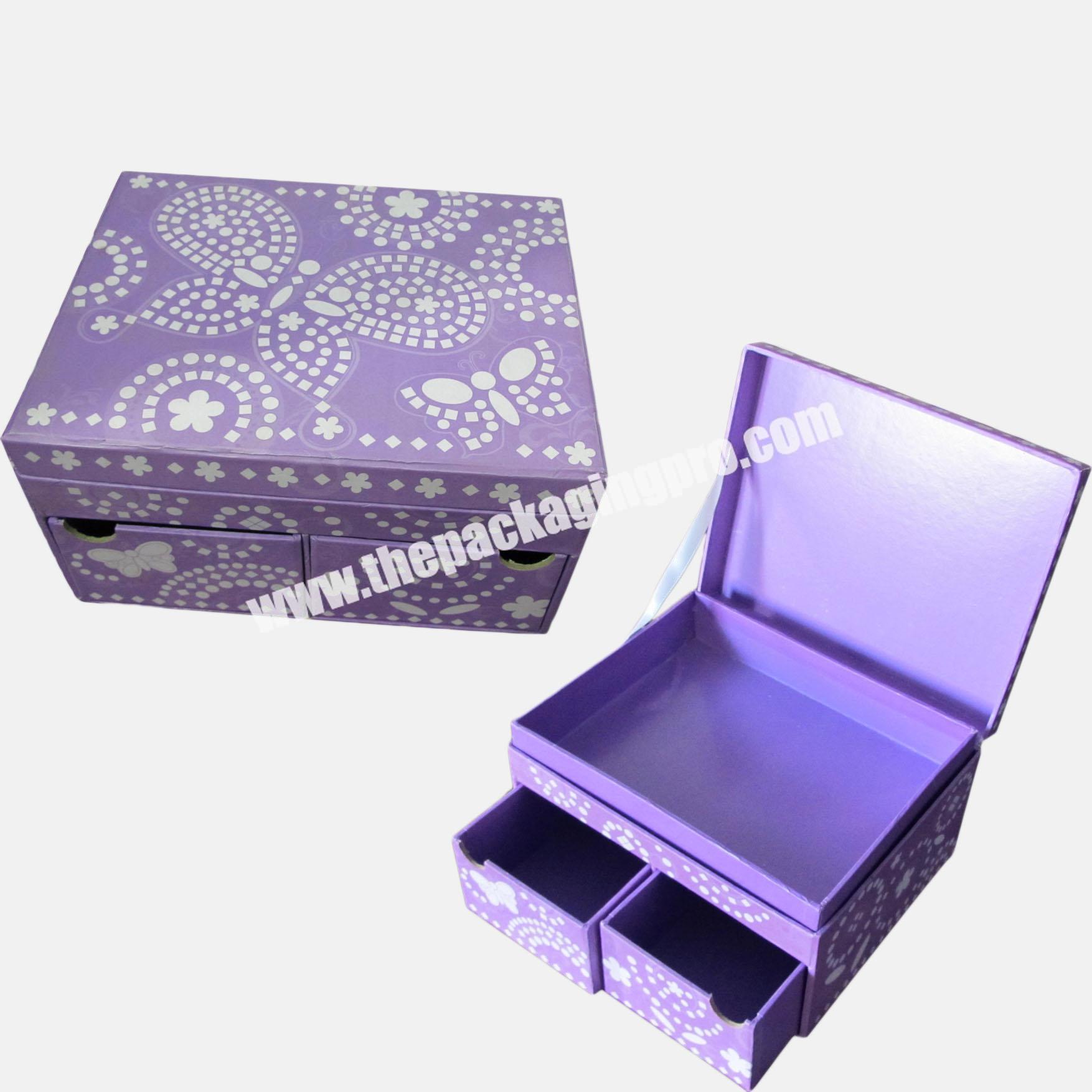 Newest Design Unique Folding Drawer Paper Gift Box FlowersRoses Packing With Foam Insert
