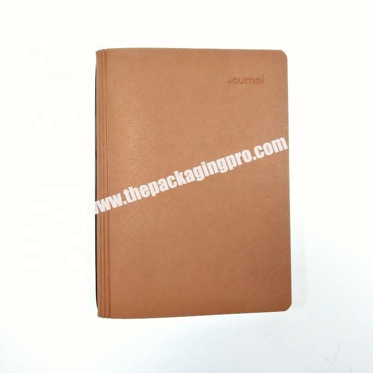 Nice quality exercise notebook school supplies journal leather diary