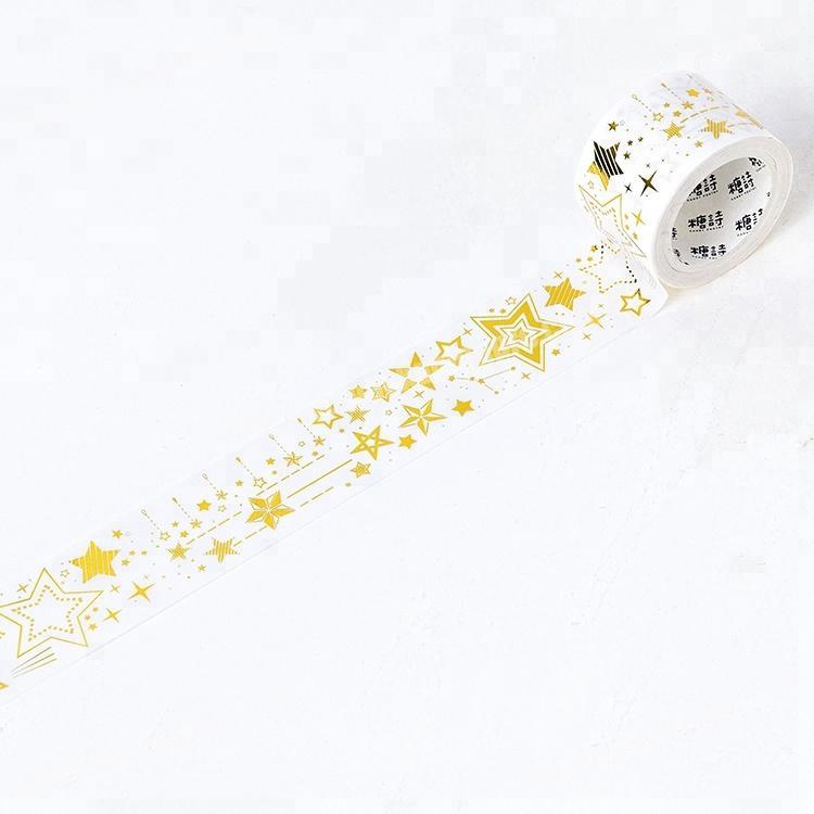 nice style DIY gold foil washi tape for buyer