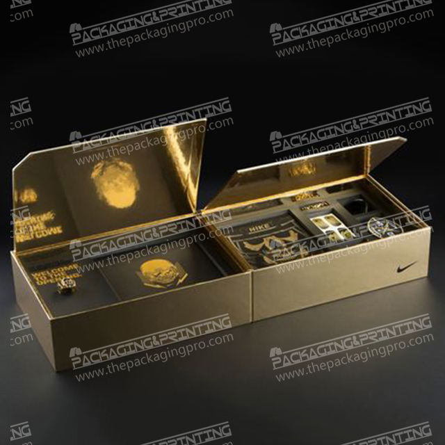 Nike Golden Gift Packaging Box