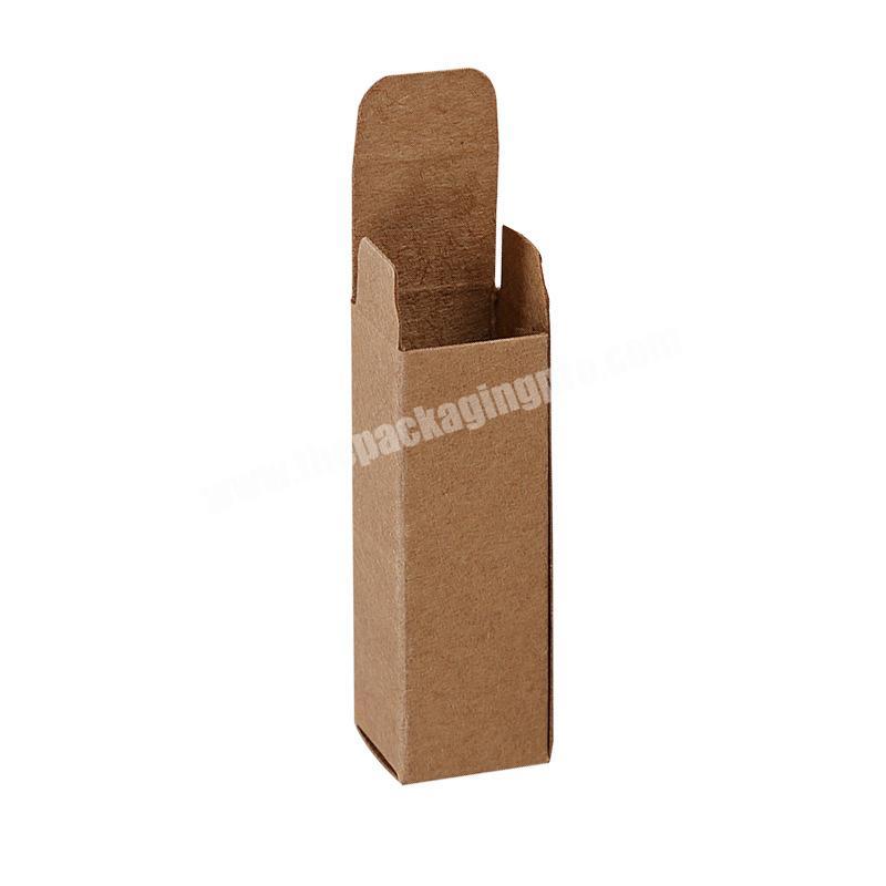 No printed Lip Paper Box Folding Paper Boxkraft Paper Pox Packaging