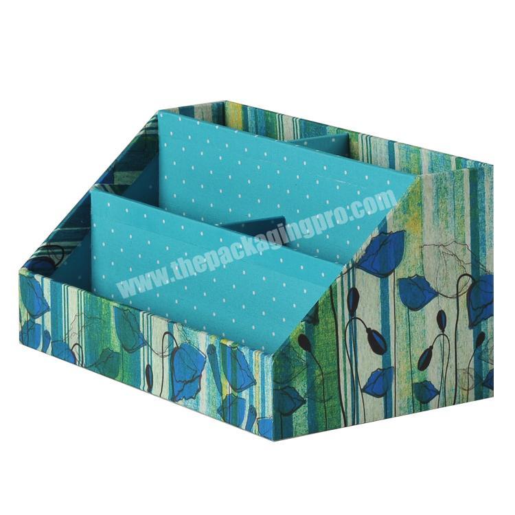Non-woven Fabric Printing Foldable Storage Custom Logo Cosmetics Box Desk storage box