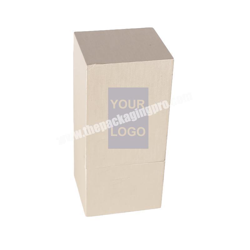 Oblique mouth cosmetic packaging box customized logo various business gift box factory