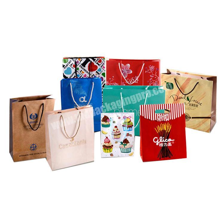 OEM 15 Years Experience Professional The Paper Bag Company,Good Design Custom Logo Rope Handle Art Paper Bag Making Companies