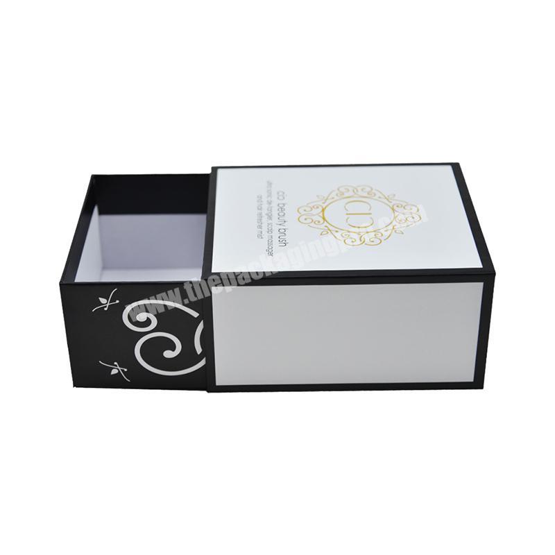 OEM beauty cosmetic product luxury type drawer packaging box custom packing box