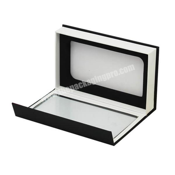 OEM Bespoke Electronic Packaging Luxury Boxes for Phone Case With PVE Window