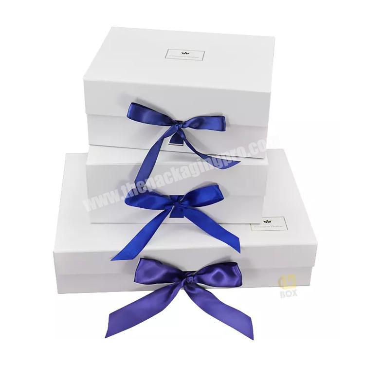 OEM cardboard packaging folding luxury magnetic paper gift box