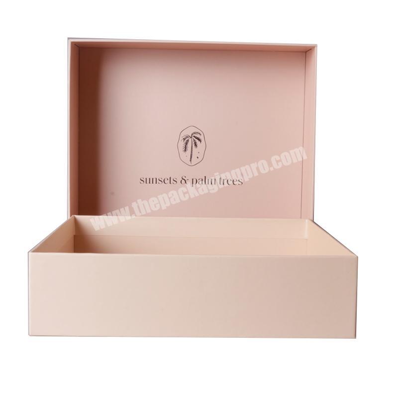 OEM custom printing luxury clothing box swimwear packaging cardboard gift box