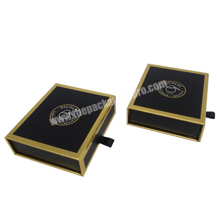OEM custom size hard cardboard matte black magnetic close book shape small paper magnetic packaging gift box