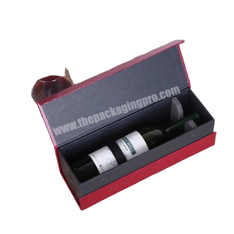 OEM Customized 4 Bottle Wine 3mm thickness Gift Box 3 Jar Gift Box Packaging