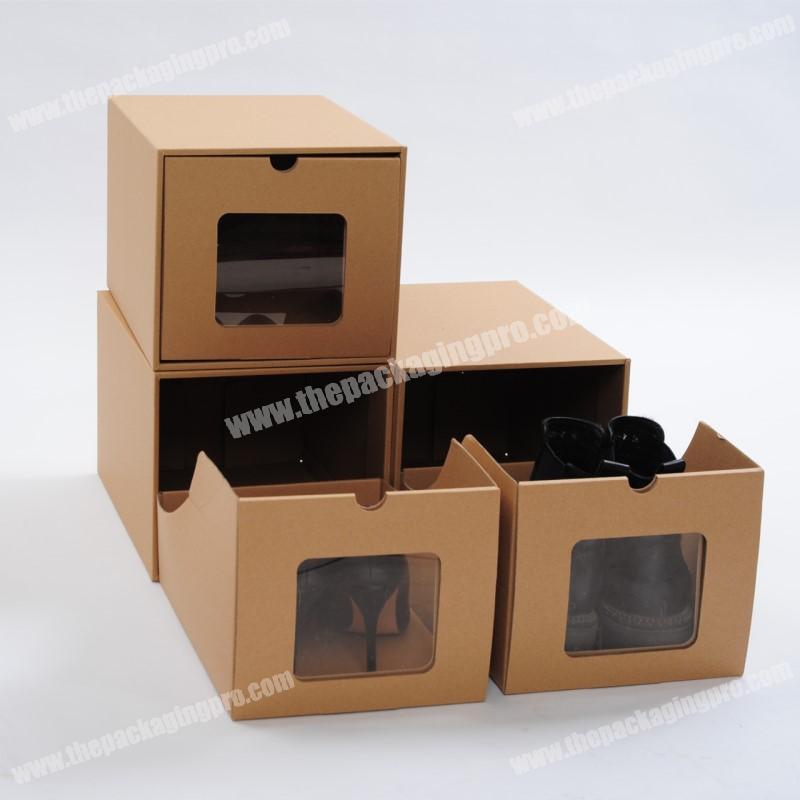 OEM design luxury packaging cardboard shoe boxes with custom logo