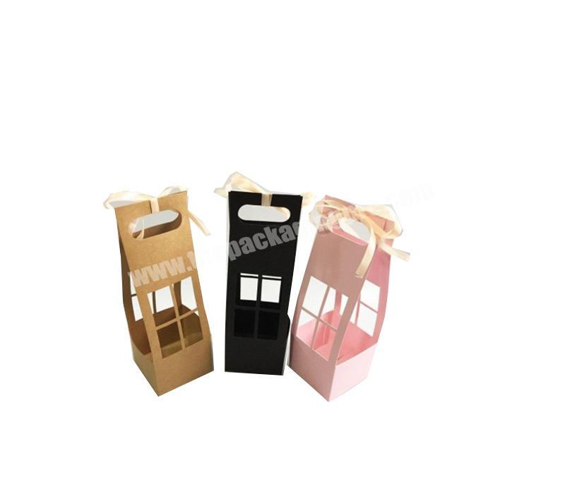 OEM Engram hand creative paper flower gift bags for flower gift to women girl