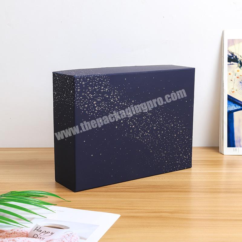 OEM Factory Colorful Printed Exquisite Clothing Shopping Gift Box Removeable Lid Paper Gift Box