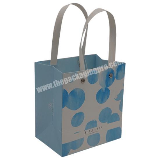 OEM Factory Colorful printing small paper shopping bag C1S paper carrier bag
