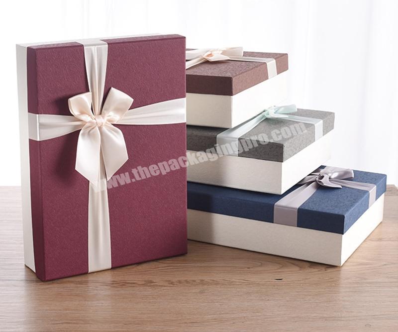 OEM Factory Customer Design Customized Packaging Paper Box Universal Lid And Tray Gift Box