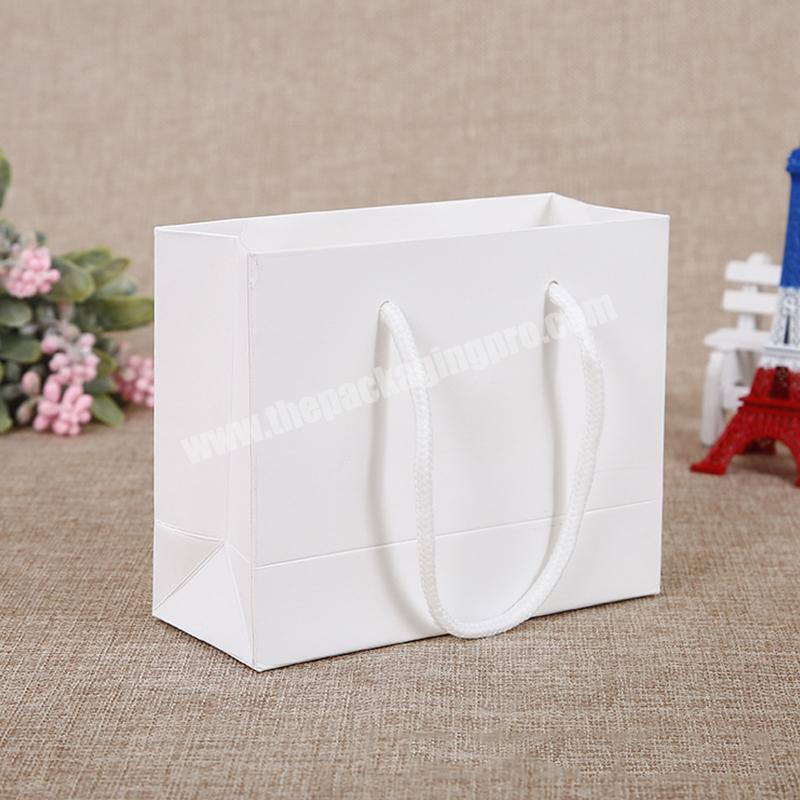 OEM Factory Ivory board no printing paper bag C1S paper bag personalized paper tote bags