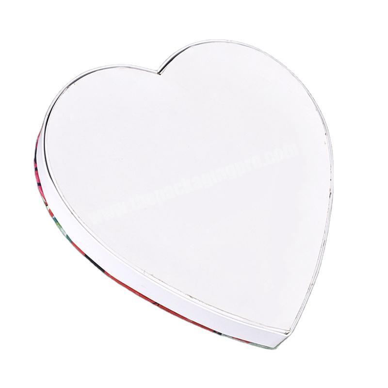 OEM Factory Korean exquisite gift box heart shaped removeable lid candy gift box