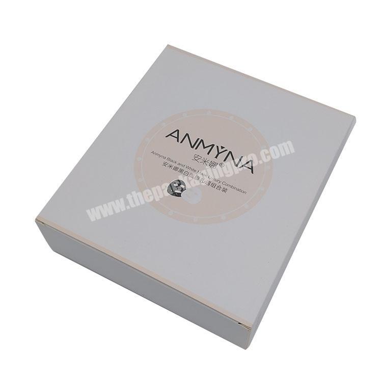 OEM Factory Mask packaging paper box CMYK printing make paper box with logo embossing