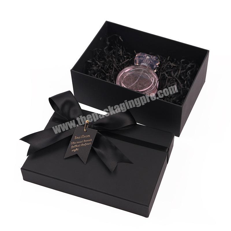 OEM Factory Perfume packaging paper box cosmetic paper boxes packing with ribbon