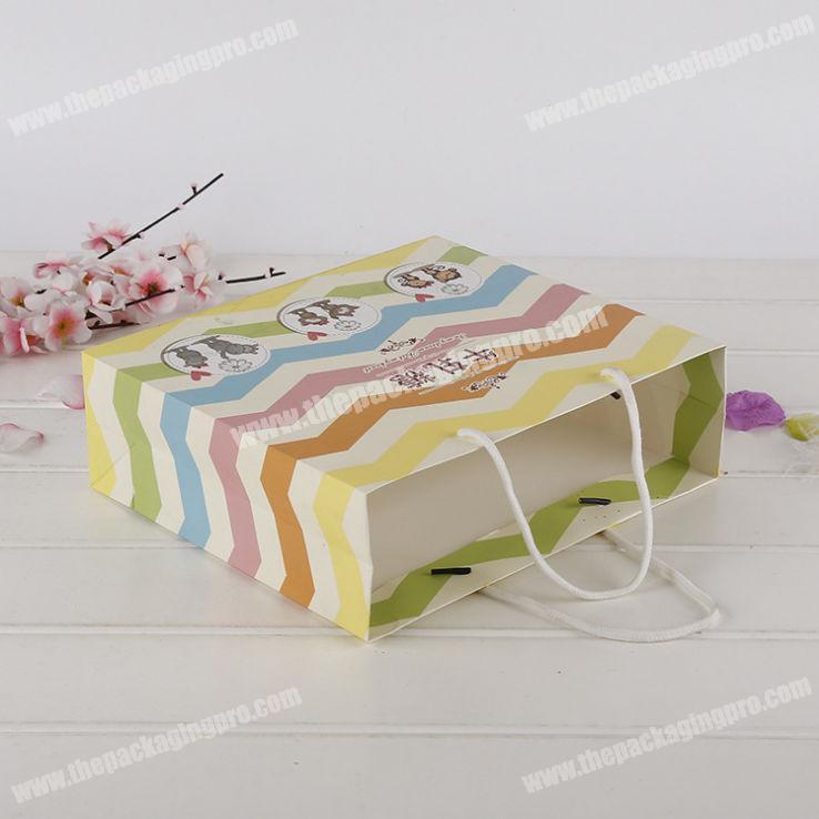 OEM Factory preice raw materials foldable candy art paper bag