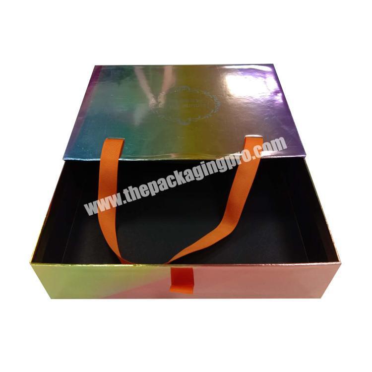 OEM Fashion design paper boxes Hotsell Eco-friendly paper gift boxes multi colors paper packaging boxes