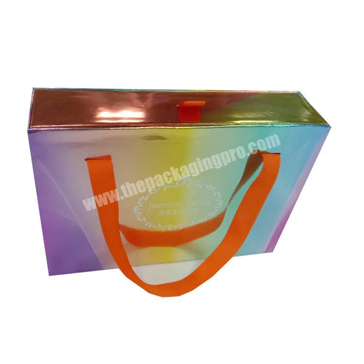 OEM Fashion design paper boxes Hotsell Eco-friendly paper gift boxes multi colors paper packaging boxes for wedding dressing
