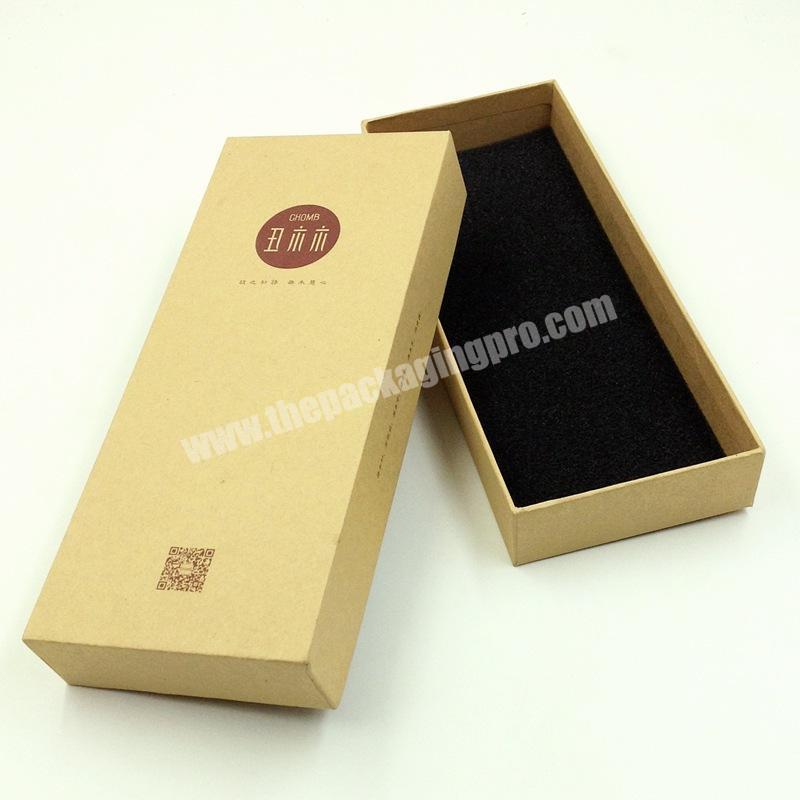OEM lid and base craft paper box packaging boxes