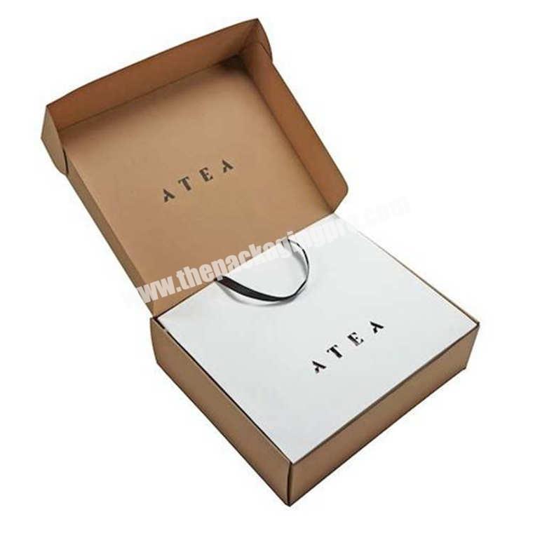 OEM Luxury Custom Kraft Paper Shoes Box With Nice Design Printing