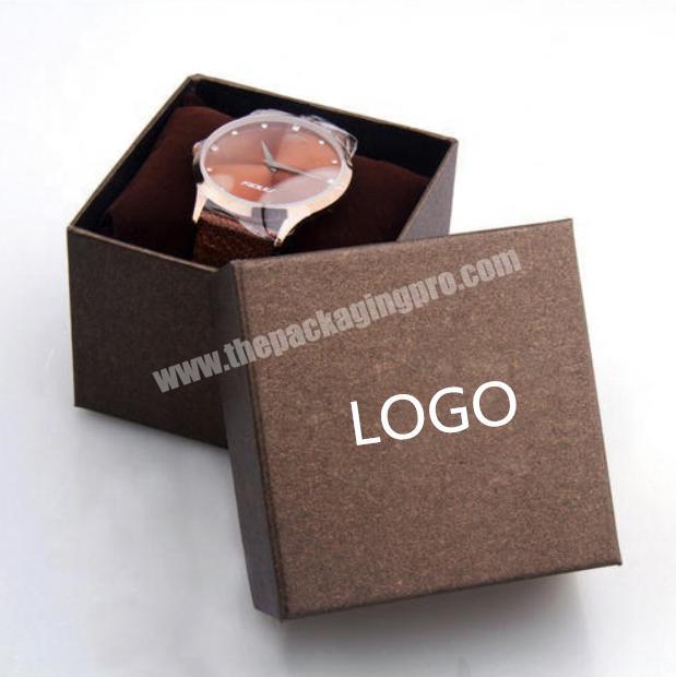 OEM  Luxury custom logo full color cardboard box single smart watch case packaging gift box
