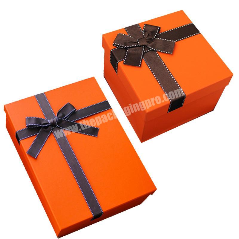 OEM luxury orange private lab craft bath bomb gift custom paper box