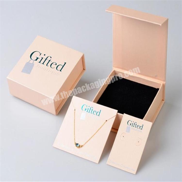 OEM ODM design jewelry packaging box luxury magnetic lid box