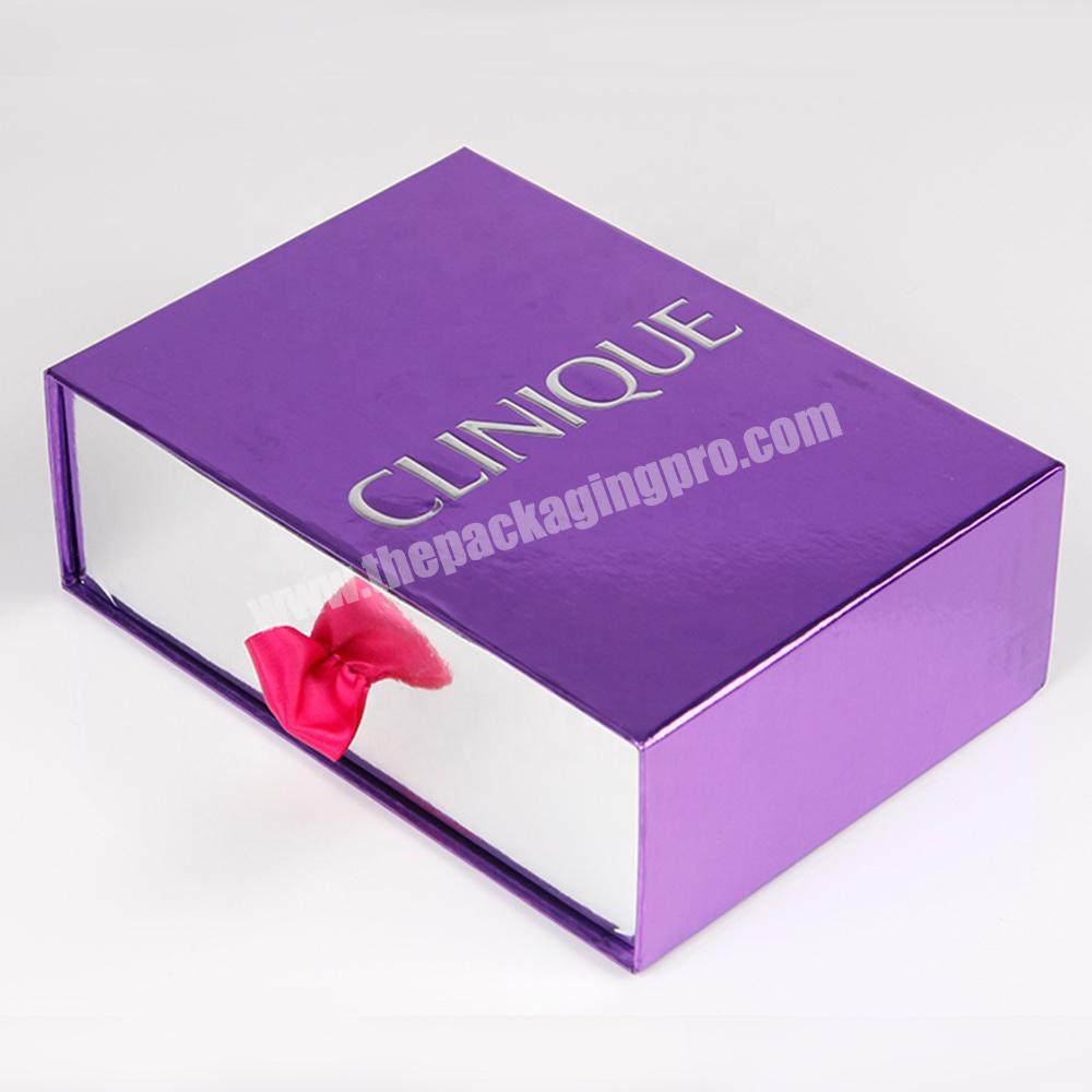 oem print logo on luxury paper jewelry gift box packaging cosmetic