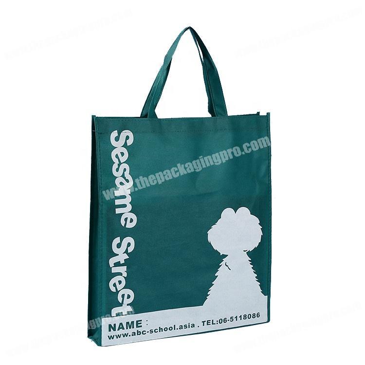 Oem Production Recyclable Tote Non Woven Gift Bag With Custom Printed Logo