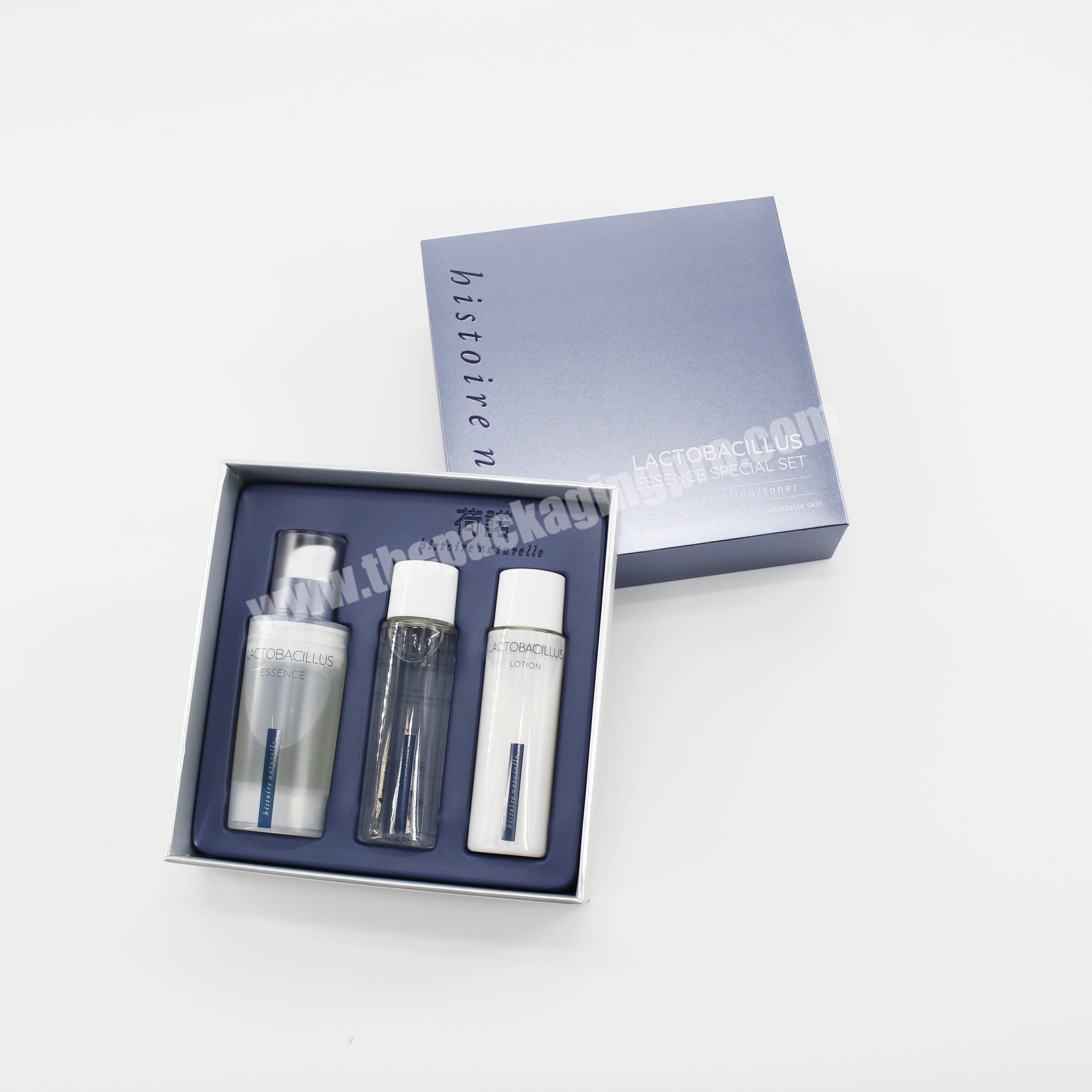 OEM White Cardboard Cosmetic Perfume Box Essence Oil Recycled Packaging  Box Luxury