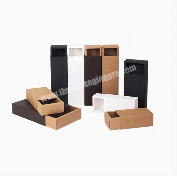 OEM Wholesale Quality Sliding Drawer Sock Paper Packaging Box For Kids
