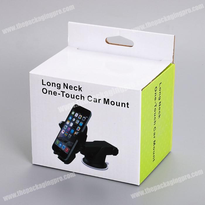 Offset Printed Customized Paper Cardboard Foldable Corrugated Packaging Boxes for Car Mount Packing