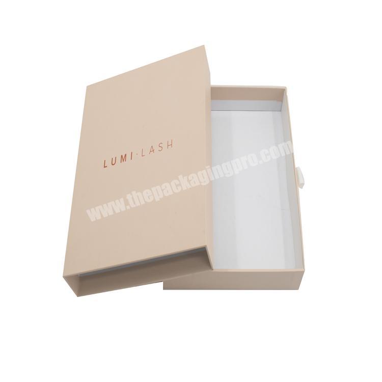One-stop service cosmetic drawer paper box packaging cardboard cheap drawer box for cosmetic
