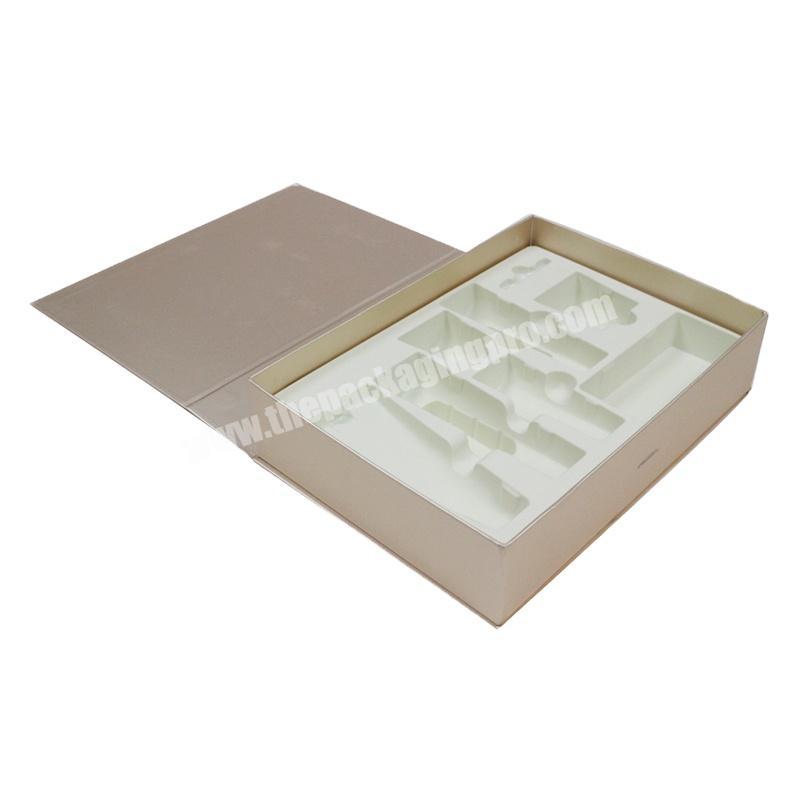 One-stop service New Design Custom magnetic closure skin care set packaging box cosmetic packaging box