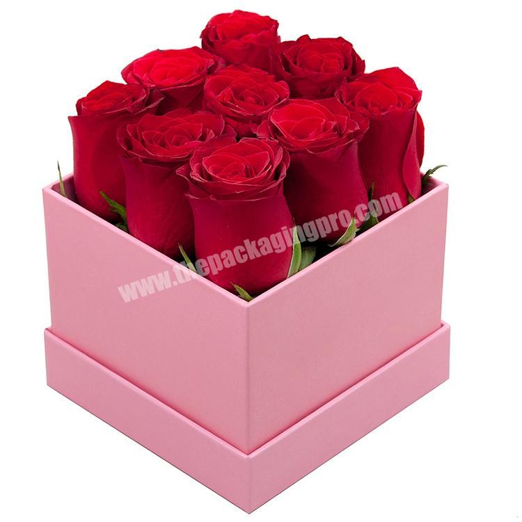 One stop service wedding packages paper flower box packaging cardboard boxes for flowers and gifts
