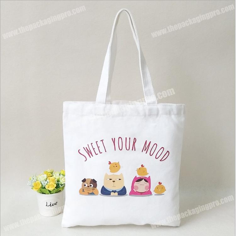 organic printed cotton shopping bag cheap ladies hand bag shoulder bags