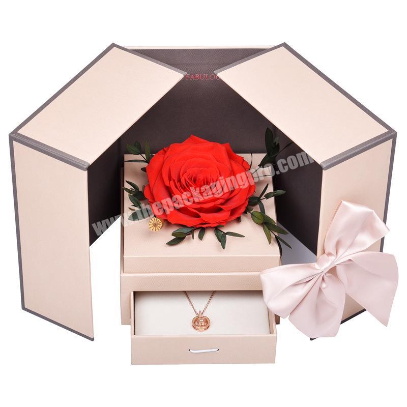 Original factory custom flower box wholesale flower boxes box flowers luxury Of Low Price