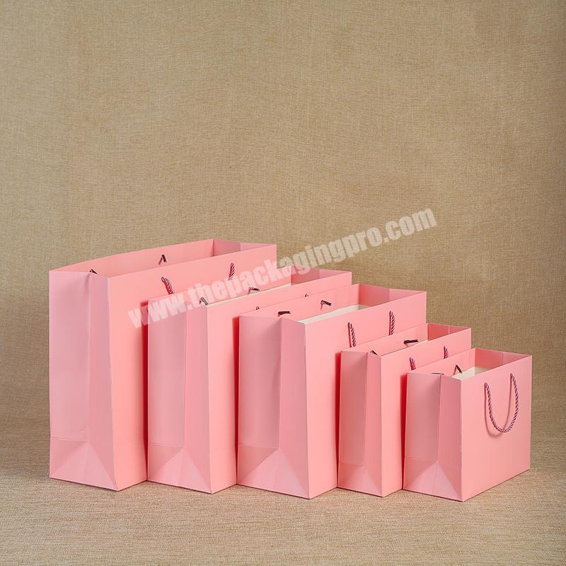 package cosmetic brown paper bag paper gift bag paper shopping bag
