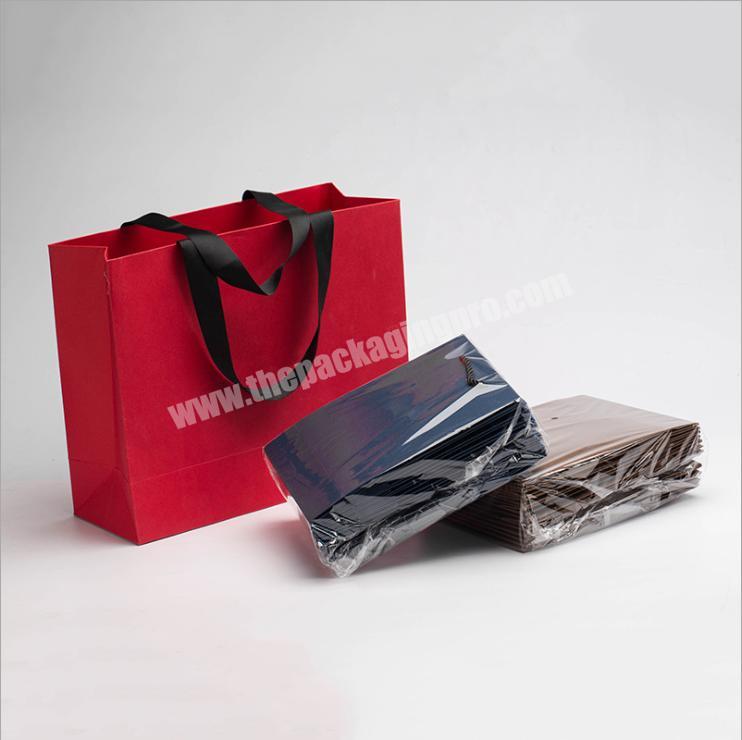 packaging clothing bag luxury shopping bag paper bag manufacturers