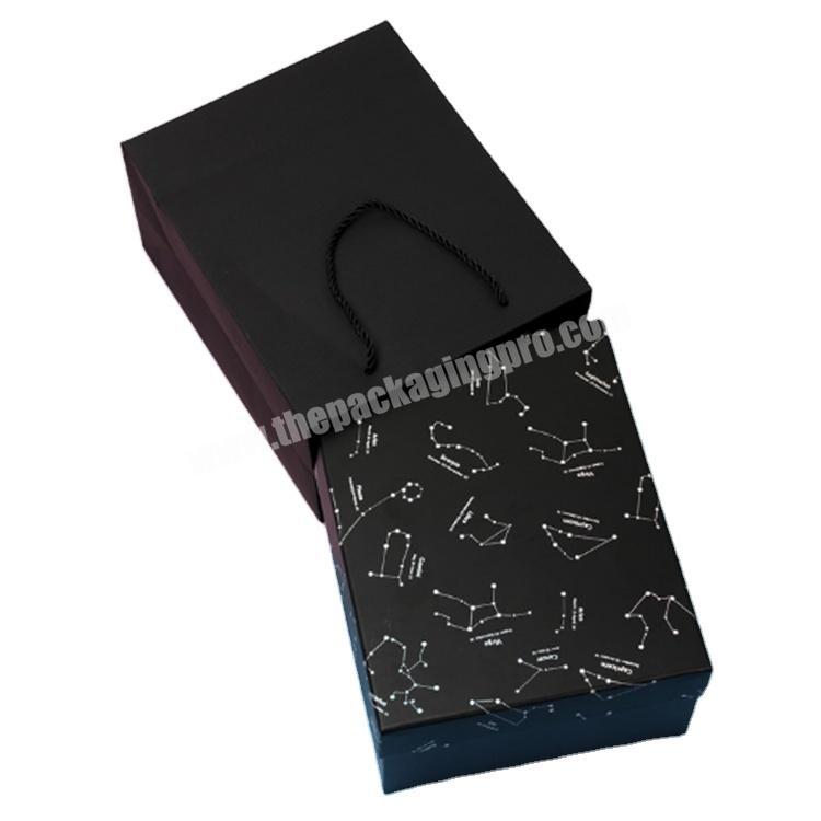 packing box black gift boxes with magnetic lid gift boxes